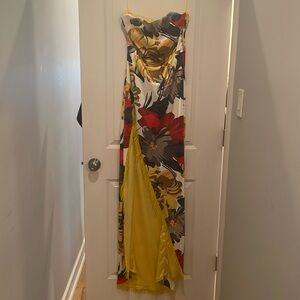 Rosalia Beaded Maxi Dress floral beaded